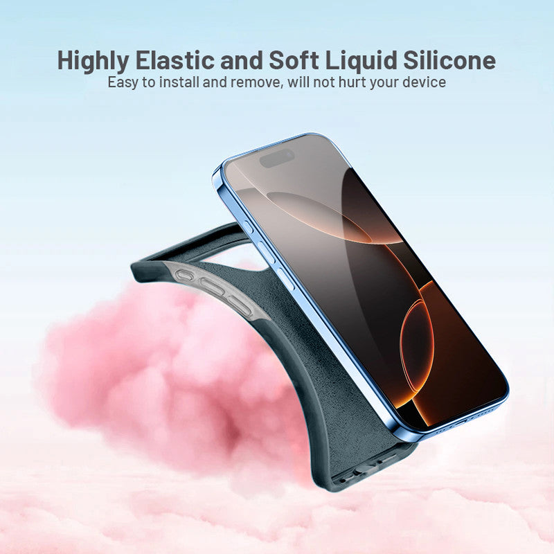 Smooth Touch Soft Silicone Back Case for Apple iPhone 16 Pro with Camera Protection for a Sleek and Stylish Look