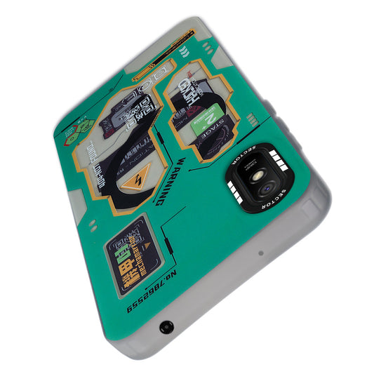 Mechanical Circuit Sector Print Hard Back Cover For Redmi 9A