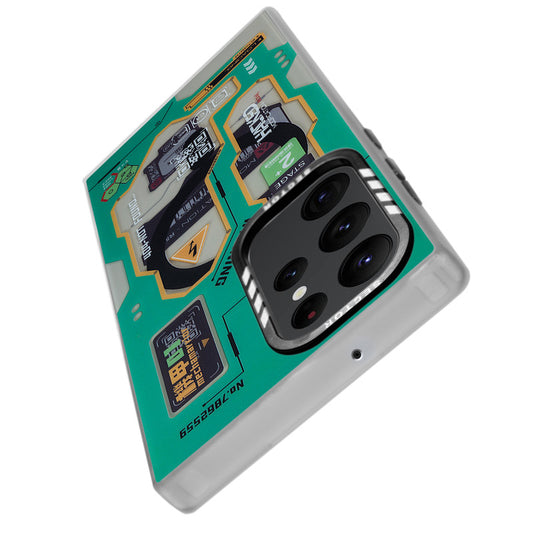 Mechanical Circuit Sector Print Hard Back Cover For Samsung S24 Ultra 5G