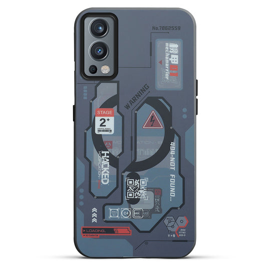 Mechanical Circuit Print Hard Back Cover For OnePlus Nord 2 5G