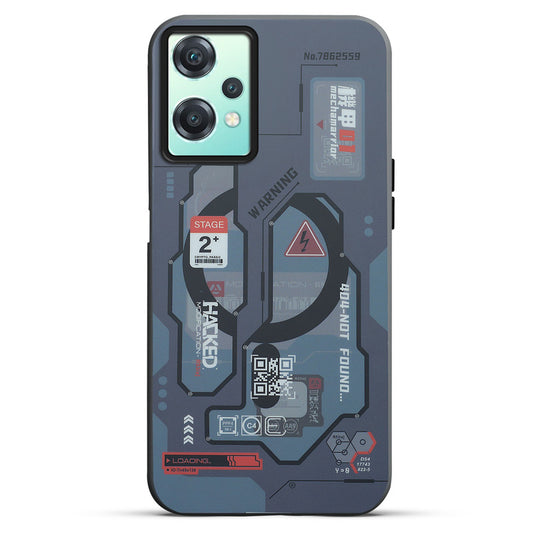 Mechanical Circuit Print Hard Back Cover For OnePlus Nord CE 2 Lite 5G