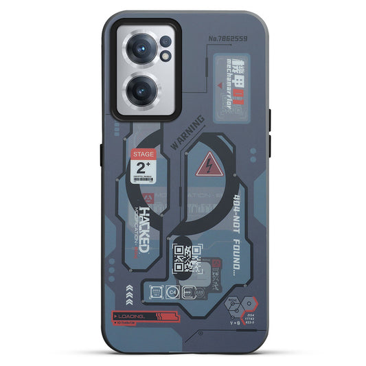 Mechanical Circuit Print Hard Back Cover For OnePlus Nord CE 2 5G