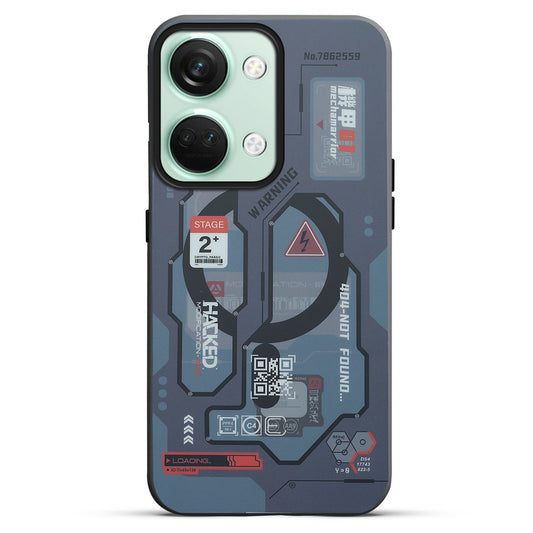 Mechanical Circuit Print Hard Back Cover For OnePlus Nord 3 5G
