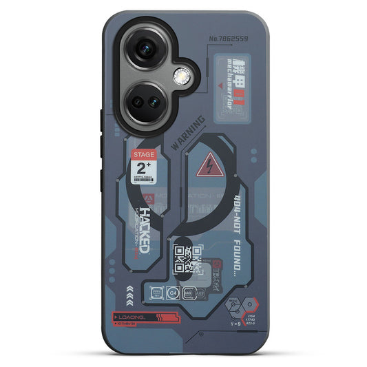 Mechanical Circuit Print Hard Back Cover For OnePlus Nord CE 3 5G