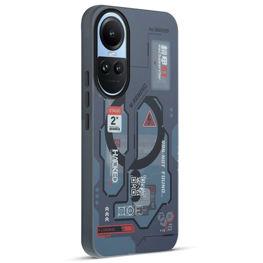 Circuit Printed Hard Back Cover Case For Oppo Reno 10 5G