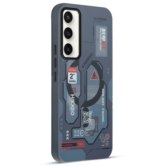Mechanical Circuit Print Hard Back Cover For Samsung S23 FE 5G