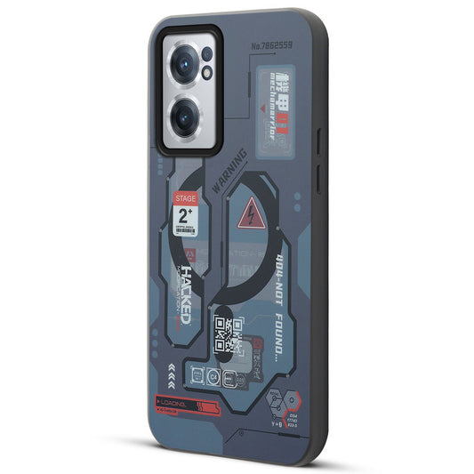 Mechanical Circuit Print Hard Back Cover For OnePlus Nord CE 2 5G