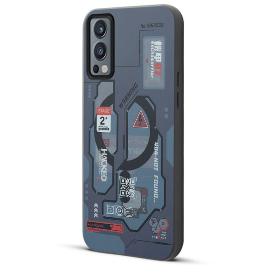 Mechanical Circuit Print Hard Back Cover For OnePlus Nord 2 5G