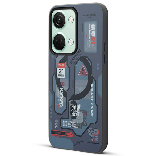 Mechanical Circuit Print Hard Back Cover For OnePlus Nord 3 5G