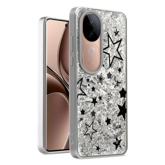 Shining Glossy Gradient Glitter Phone Back Cover Case for Vivo V40e 5G