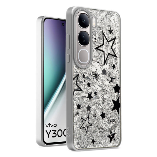 Shining Glossy Gradient Glitter Phone Back Cover Case for Vivo Y300 5G