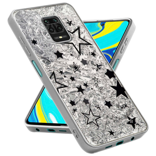 Shining Glossy Gradient Glitter Phone Back Cover Case for Redmi Note 9 Pro