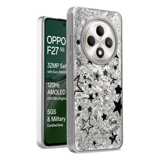 Shiny Foil Back Case for Oppo F27 5G