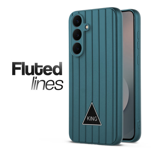 Glossy Matte Line Texture Back Cover for Samsung S25 FE 5G