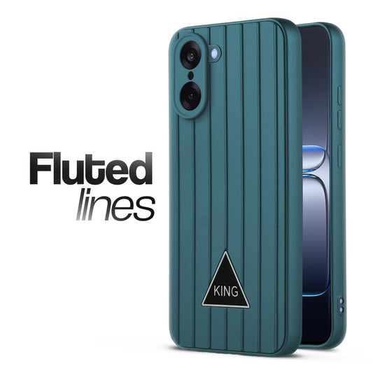 Glossy Matte Line Texture Back Cover for OnePlus Nord CE 5 5G