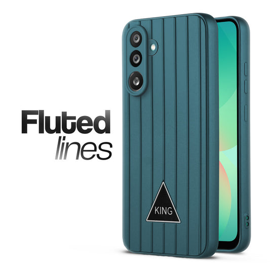 Glossy Matte Line Texture Back Cover for Samsung M56 5G