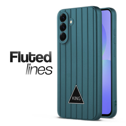 Glossy Matte Line Texture Back Cover for Samsung A36 5G