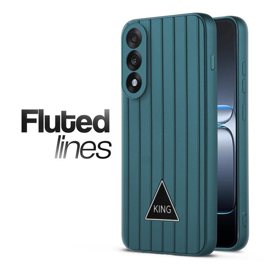 Glossy Matte Line Texture Back Cover for OnePlus Nord 5 5G