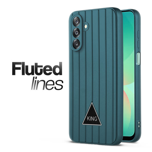 Glossy Matte Line Texture Back Cover for Samsung A26 5G