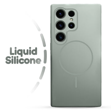Cloud Feel Silicone Case for Samsung S23 Ultra 5G – Supports Wireless Charging
