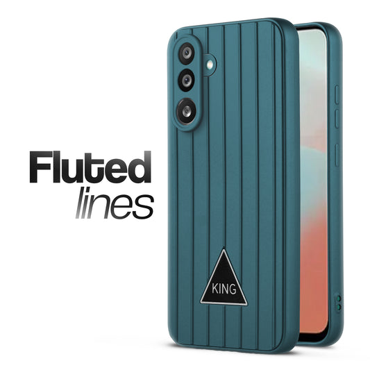 Glossy Matte Line Texture Back Cover for Samsung F56 5G