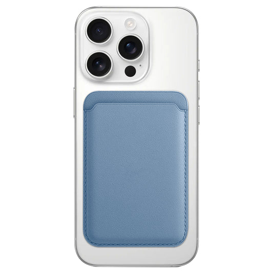 Magnetic Card Leather Wallet Holder Designed for MagSafe Compatible with Back Case