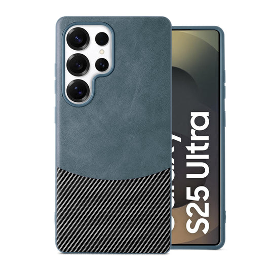 Modern Hybrid PU Leather With Checks Design Back Case For Samsung S Series with Sophisticated Style