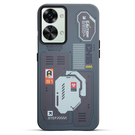 Mechanical Circuit Print Hard Back Cover For OnePlus Nord 2T 5g