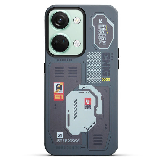 Mechanical Circuit Print Hard Back Cover For OnePlus Nord 3 5G