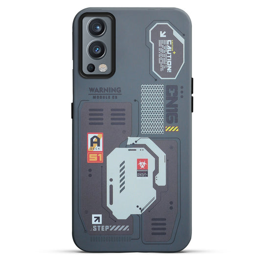 Mechanical Circuit Print Hard Back Cover For OnePlus Nord 2 5G