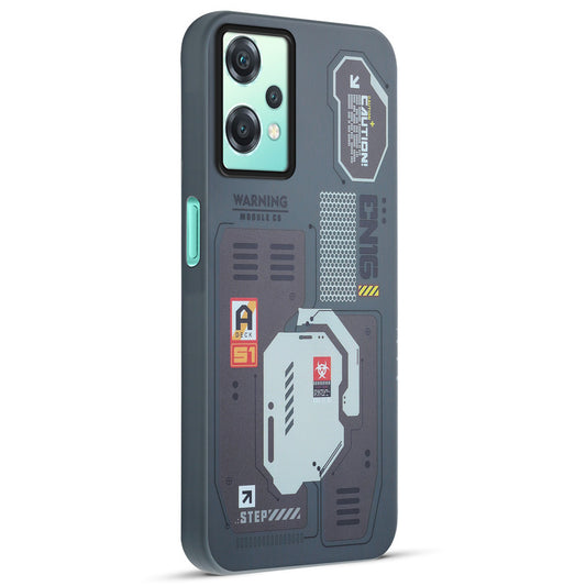 Mechanical Circuit Print Hard Back Cover For OnePlus Nord CE 2 Lite 5G