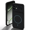 Stone Black back cover for OnePlus N6 5G with camera cut protection and ring design on back side.