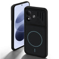 Stone Black back cover for Redmi Note 17 5G with camera cut protection and ring design on back side.