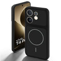 Stone Black back cover for Vivo T4 Pro 5G with camera cut protection and ring design on back side.