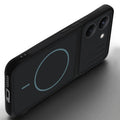 Angled view of Stone Black mobile case for Poco X8 Pro 5G with proper charging port cutout, speaker holes and strong corner protection.