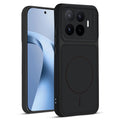 Front and back view of Stone Black protective back cover for Xiaomi 17T 5G with textured sides, camera guard and slim fit design.