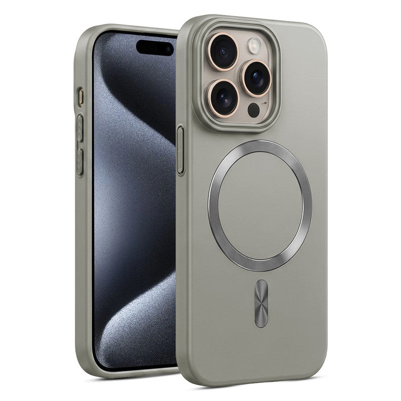 Hard Back Magnetic Case for Apple iPhone 15 Pro Max with Wireless Charging Support
