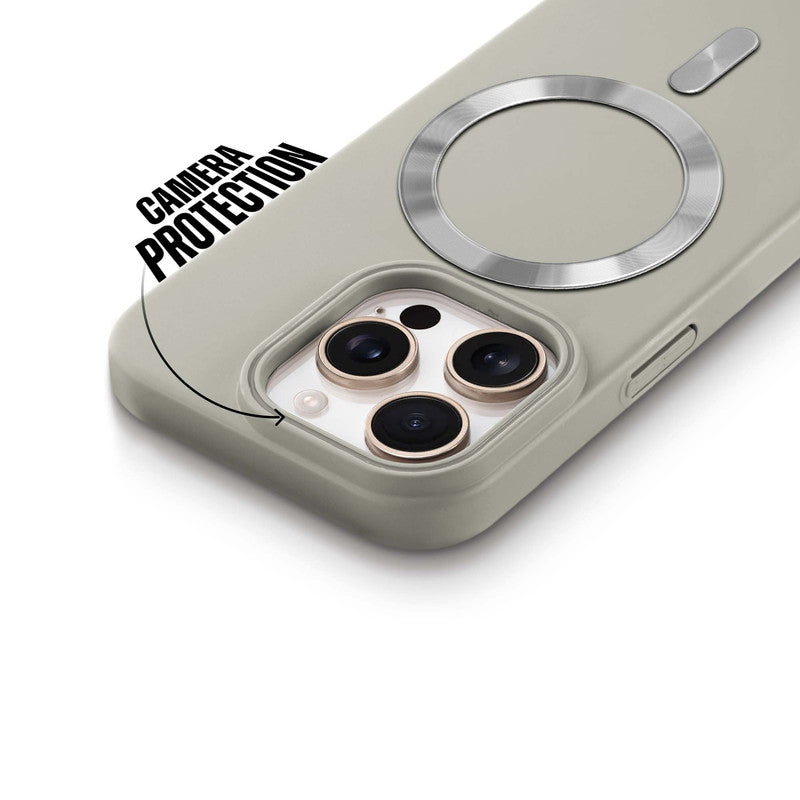 Hard Back Magnetic Case for Apple iPhone 15 Pro Max with Wireless Charging Support
