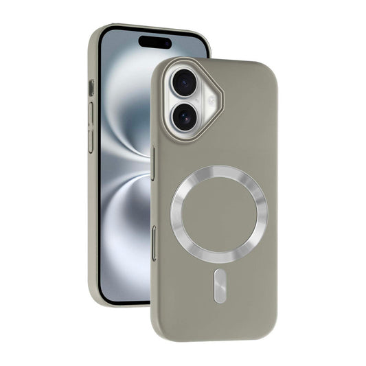 Hard Back MagSafe Case for Apple iPhone 16, Durable Design & Shiny MagSafe Ring