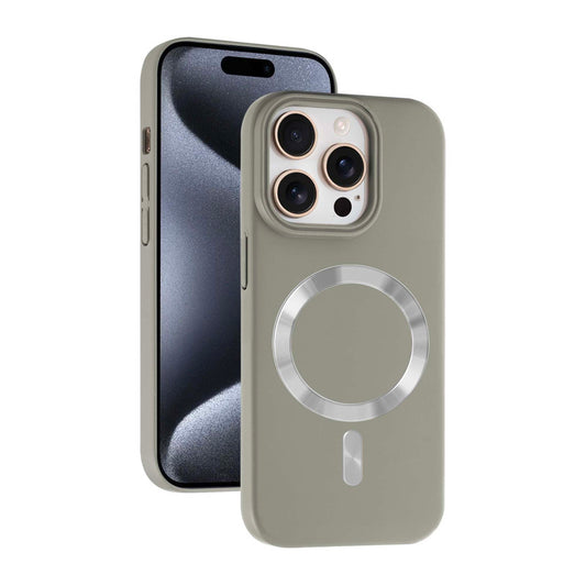 Hard Back MagSafe Case for Apple iPhone 15 Pro, Durable Design & Shiny MagSafe Ring