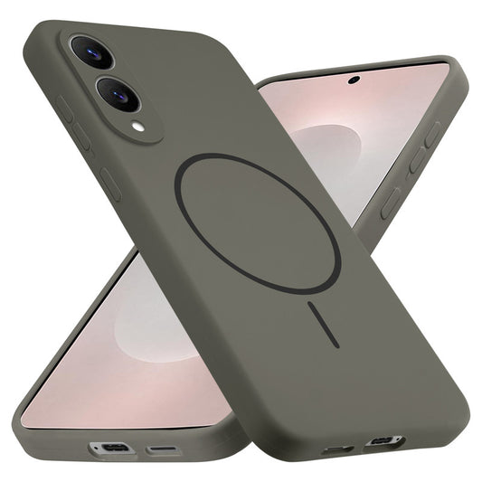 MagSafe Compatible Liquid Silicone Case For Samsung S25 Edge 5G