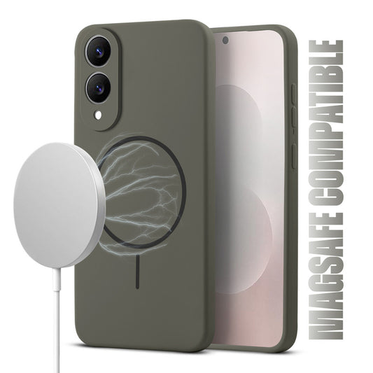 MagSafe Compatible Liquid Silicone Case For Samsung S25 Edge 5G