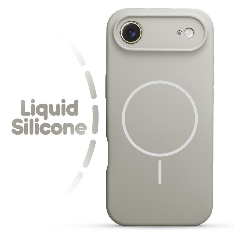 Cloud Feel Silicone Case for Apple iPhone 17 Air With Camera Protection – Supports Wireless Charging