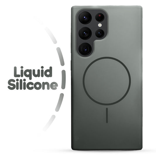 Cloud Feel Silicone Case for Samsung S22 Ultra 5G – Supports Wireless Charging