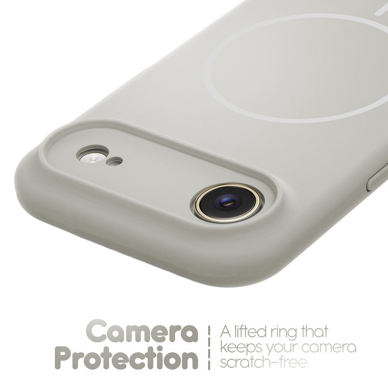 Cloud Feel Silicone Case for Apple iPhone 17 Air With Camera Protection – Supports Wireless Charging