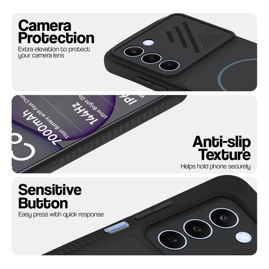 Dual Tone Silicone Grip Back Cover with Camera Protection for Realme C83 5G