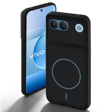 Dual Tone Silicone Grip Back Cover with Camera Protection for Vivo S2 5G