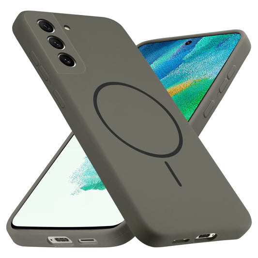 MagSafe Compatible Liquid Silicone Case For Samsung S21 FE 5G
