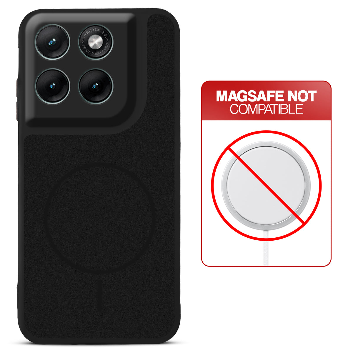Dual Tone Silicone Grip Back Cover with Camera Protection for Motorola G37 5G