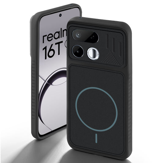 Dual Tone Silicone Grip Back Cover with Camera Protection for Realme 16T 5G